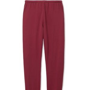 NWT Stevie Fleece-perfectwhitetee Burgundy Sweatpants